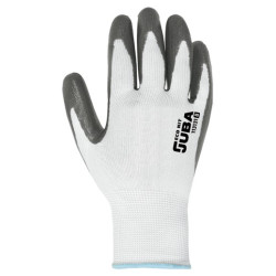 GUANTE POLIESTER REC. H113131 NITRILO GRIS T.10