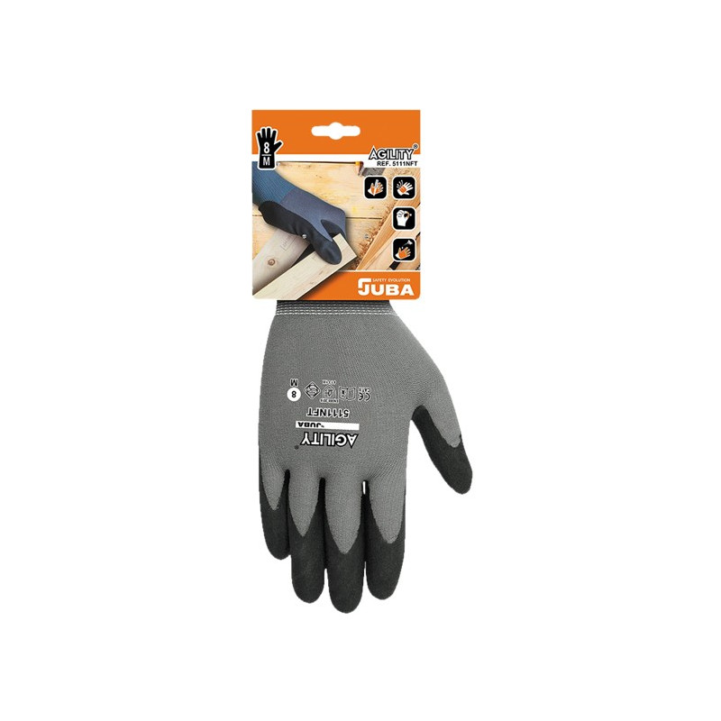 GUANTE AGILITY NYLON/SPANDEX RECU PALMA T.7
