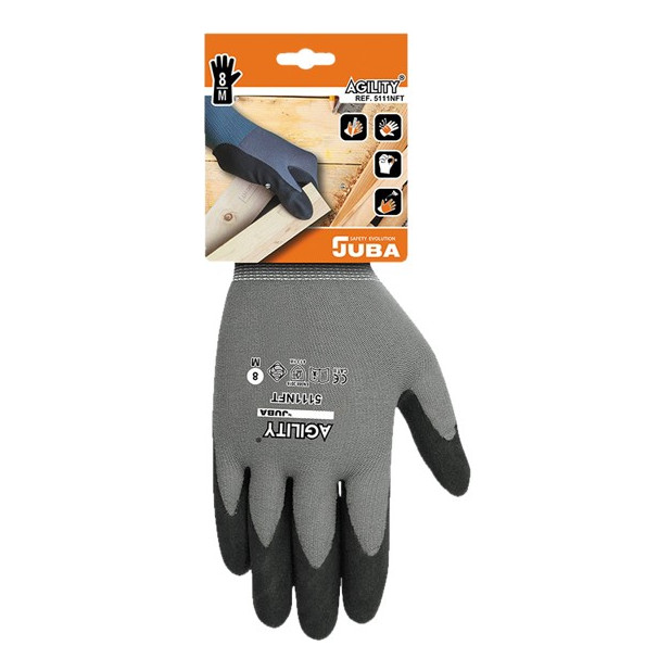GUANTE AGILITY NYLON/SPANDEX RECU PALMA T.7
