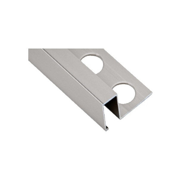 LISTELO ALU. CUADRADO BRILLO 12x10x2600mm