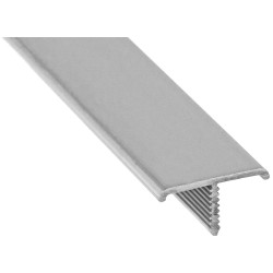 LISTELO ALUMINIO EN T 2,5x20mm MATE