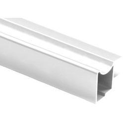 PERFIL TIRADOR 10mm BLANCO MATE 2,6MTS