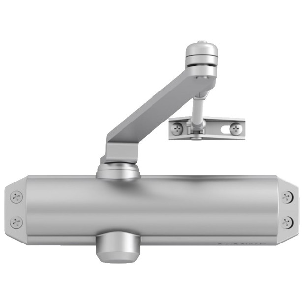 BRAZO CIERRA PUERTAS DC120 RET EN3/4 PLATA