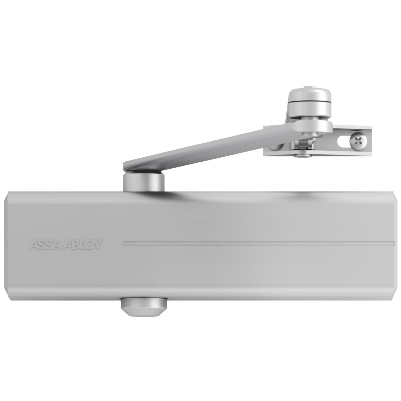 BRAZO CIERRA PUERTAS DC140 ND EN3/5 CUERPO PLATA