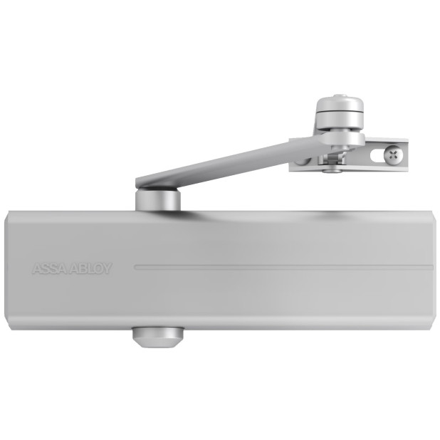 BRAZO CIERRA PUERTAS DC140 ND EN3/5 CUERPO PLATA