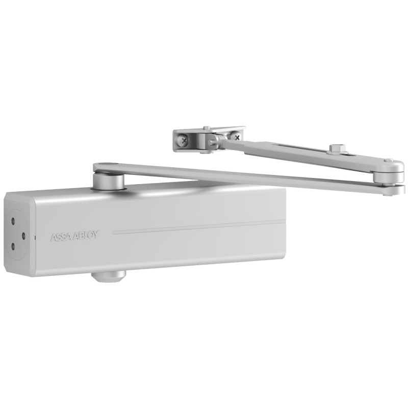 BRAZO CIERRA PUERTAS DC140 ND EN3/5 CUERPO PLATA