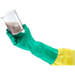 GUANTES SOL-VEX NITRILO S/SOPORTE FLOC.