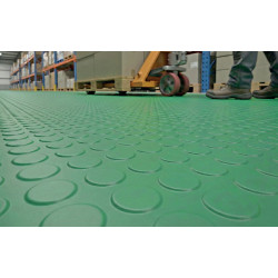 PAVIMENTO PVC CIRCULOS AZUL 1200x1.6MM R.18MTS (POR MTS)
