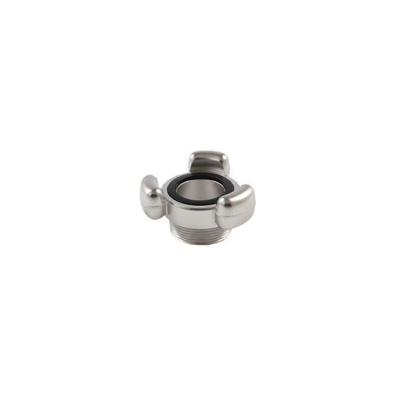 RACOR ALUMINIO MANGUERA ROSCA MACHO D45