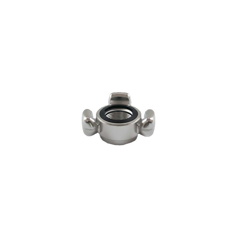 RACOR ALUMINIO MANGUERA ROSCA HEMBRA D45