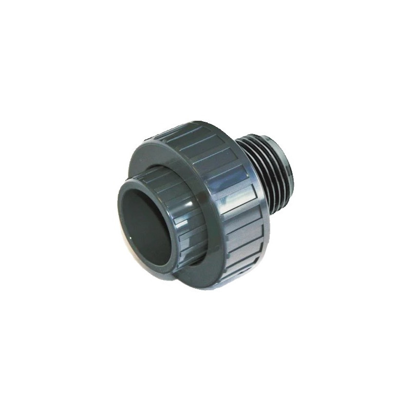 ENLACE MIXTO 3 P PVC M/H DOBLE ROSCA 1"