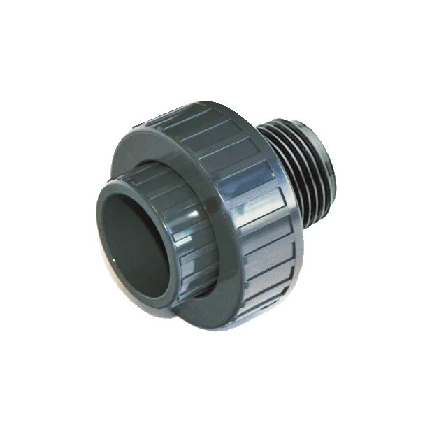 ENLACE MIXTO 3 P PVC M/H DOBLE ROSCA 1"