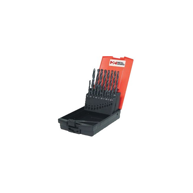 JGO. BROCAS LAMINADAS MWBL25 25PZAS. DIN 338