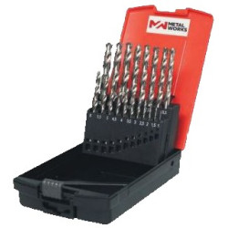 JGO. BROCAS RECTIFICADAS MWBR25 25PZAS. DIN338