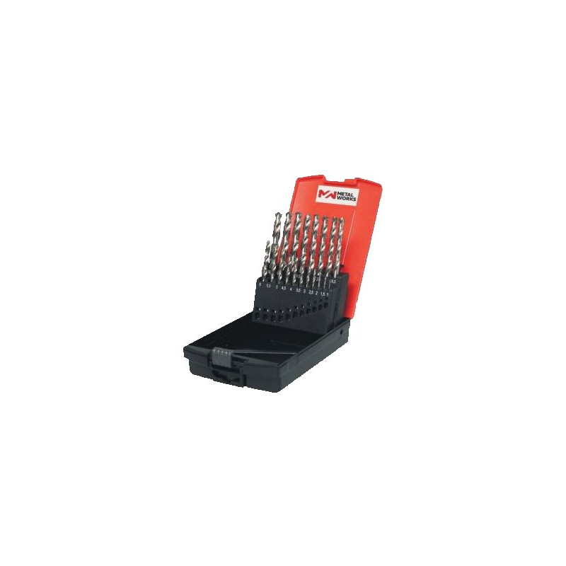 JGO. BROCAS RECTIFICADAS MWBR25 25PZAS. DIN338