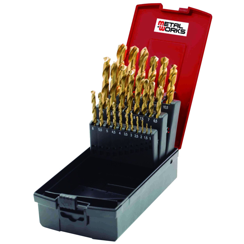 JGO. BROCAS TITANIO MWBT19 19PZAS. DIN338