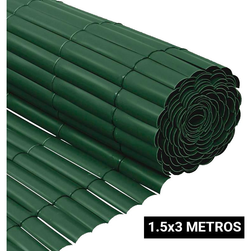 CAÑIZO PLASTICO 1,5x3MTS VERDE