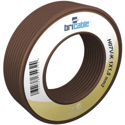 CABLE UNIPOLAR 1x6 HO7Z1-K MARRON R.100M (por Metros)