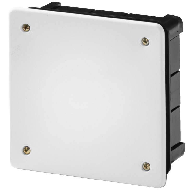 CAJA DERIVACION 115x115x45  C/TORNILLO NEGRO