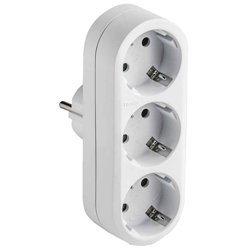 ADAPTADOR 3 TOMAS 16A 250V