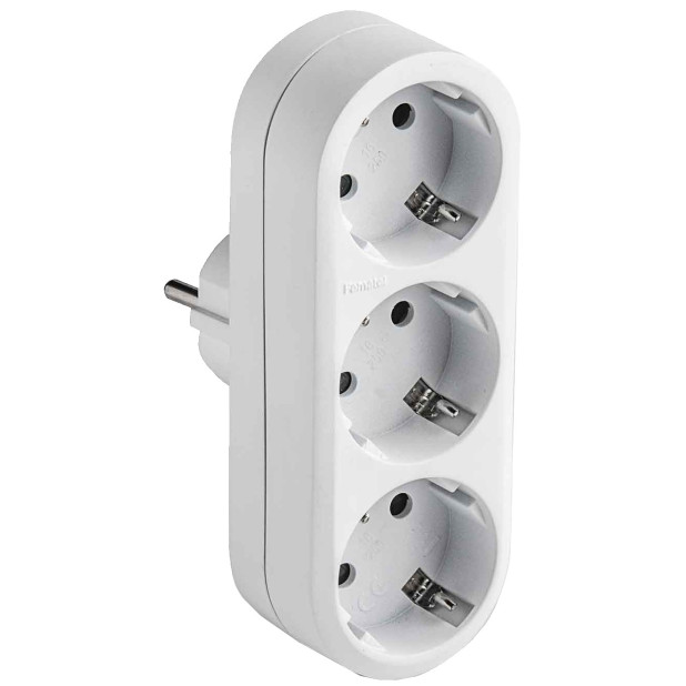 ADAPTADOR 3 TOMAS 16A 250V