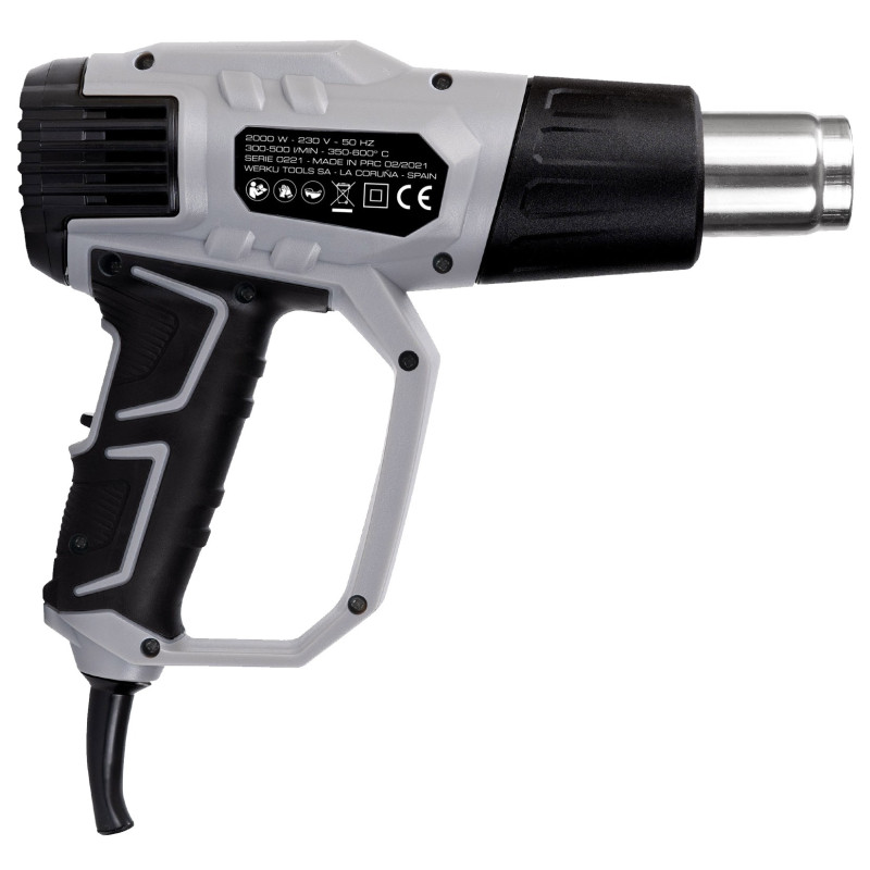 PISTOLA AIRE CALIENTE 2000W 350-600ºC