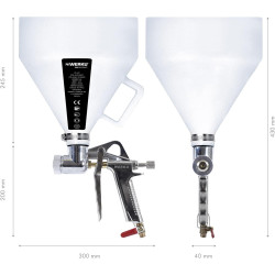 PISTOLA PINTAR GRAVEDAD GOTELE 2HP 6L