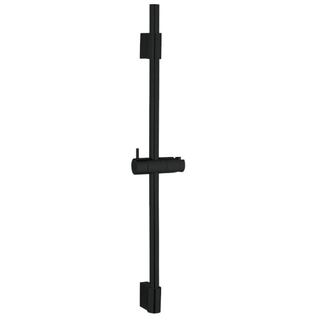 BARRA DUCHA CLASSIC INOX NEGRA 70CM