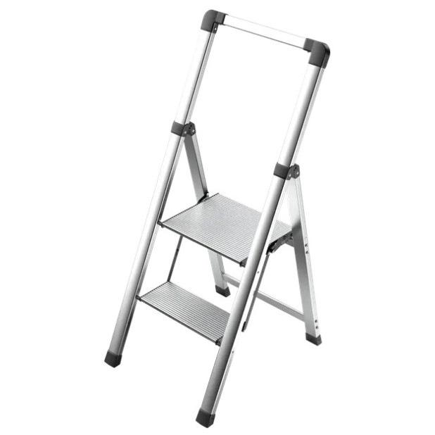 TABURETE ALUMINIO ALUZEN 2 PELDAÑOS