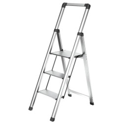 TABURETE ALUMINIO ALUZEN 3 PELDAÑOS