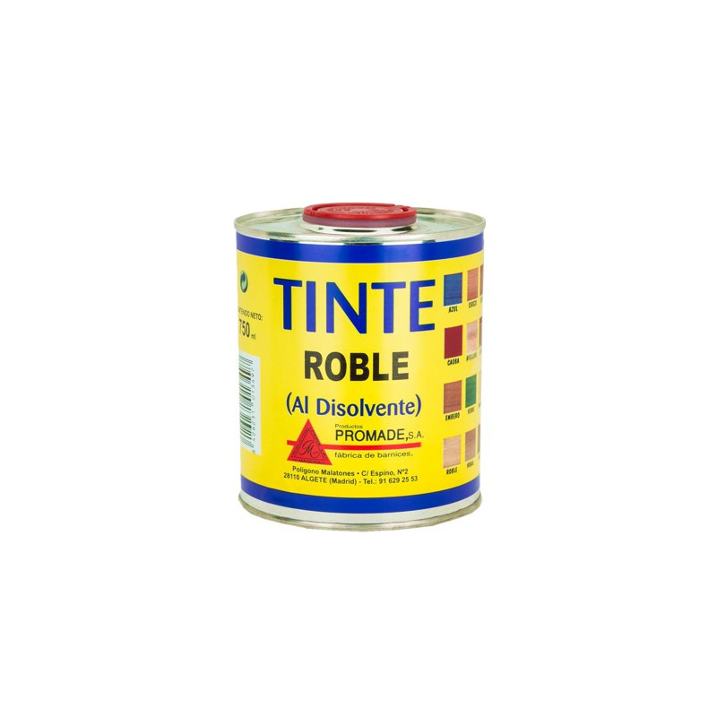TINTE AL DISOLVENTE ROBLE 750ML
