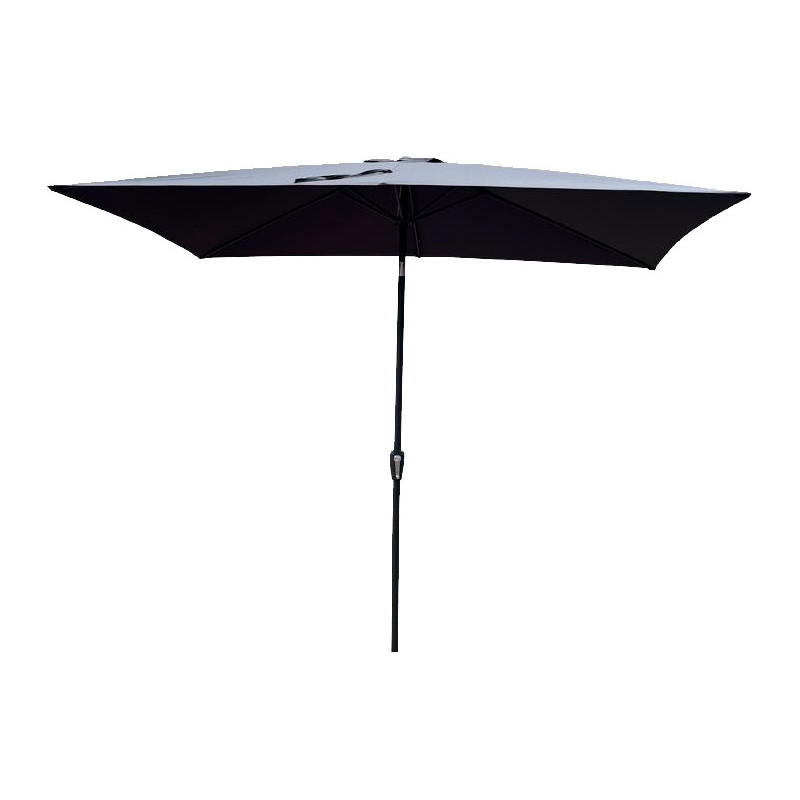 PARASOL ANTRACITA INCLINABLE 2x3MTS