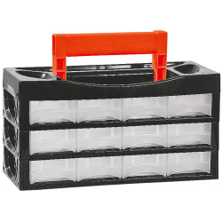 ORGANIZADOR 6 CAJONES PEQ. C/ASA31,8x13,5x31cm.