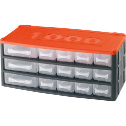 ORGANIZADOR 15 CAJONES PEQ. 33x16,5x14cm.