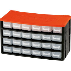 ORGANIZADOR 24 CAJONES PEQ. 33x16,5x18cm.