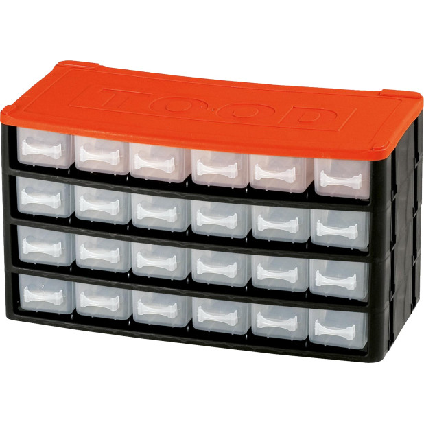 ORGANIZADOR 24 CAJONES PEQ. 33x16,5x18cm.