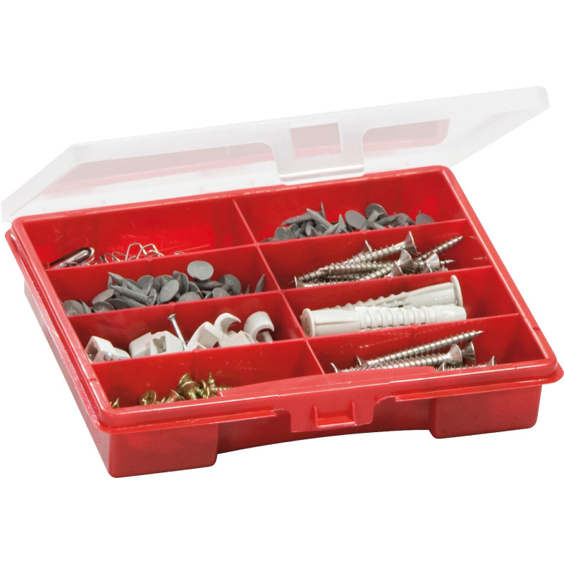 ORGANIZADOR 8 COMPARTIM. FIJOS 18x15x3,6cm.