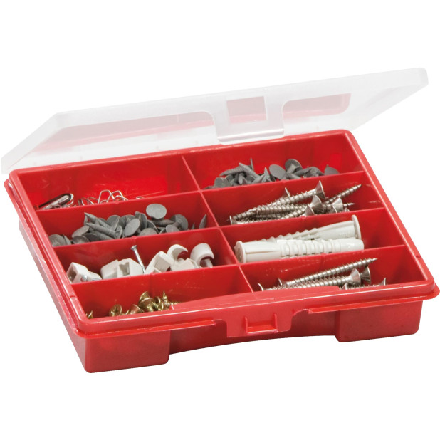 ORGANIZADOR 8 COMPARTIM. FIJOS 18x15x3,6cm.