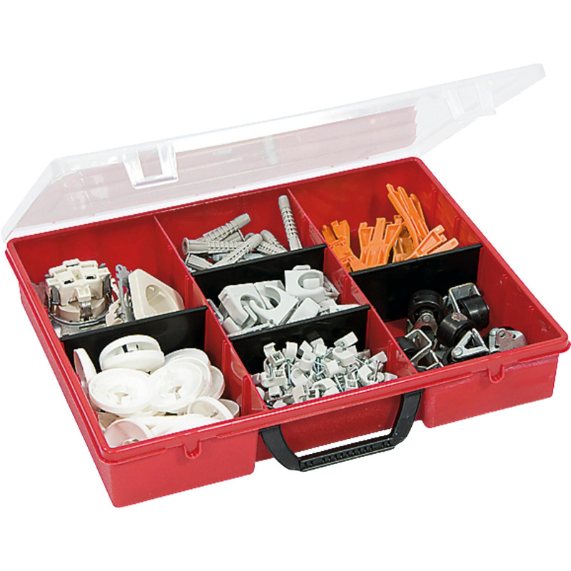 ORGANIZADOR COMPARTIM. 3FIJOS+4EXTRAIBLES 36.5x29x6,5cm.