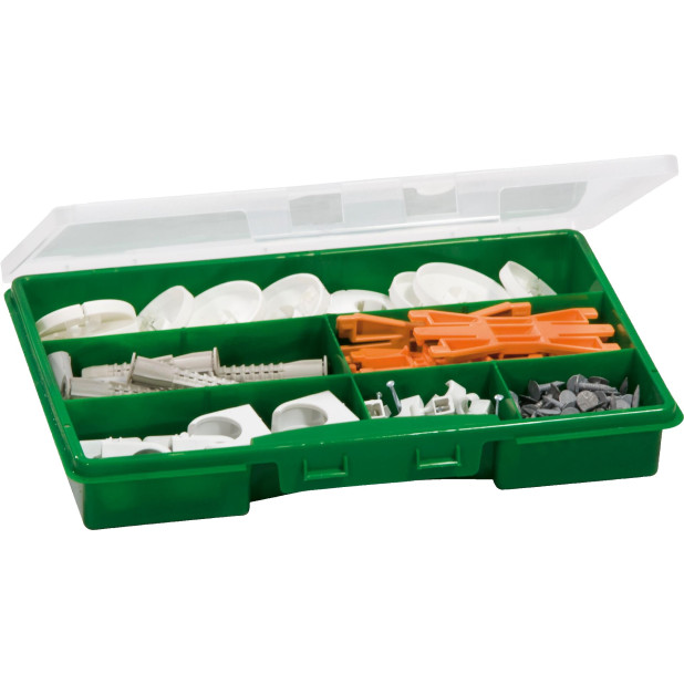 ORGANIZADOR 6 COMPARTIM. FIJOS 27,5x18x4,1cm.