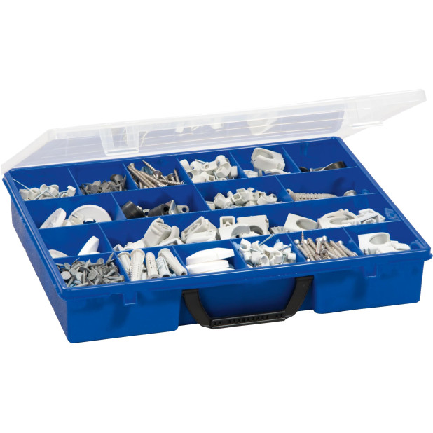 ORGANIZADOR 18 COMPARTIM. FIJOS 36,5x29x6,5cm.