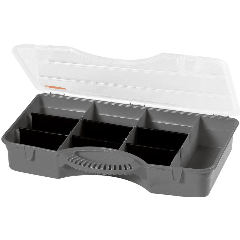 ORGANIZADOR 10 COMPARTIM. EXTRAIBLES 36x24x7cm NEGRO -TO 710