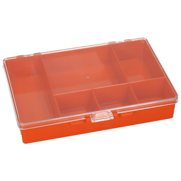 CAJA HERRAMIENTA PLASTICO 6 COMPARTIMENTOS 190x130x35