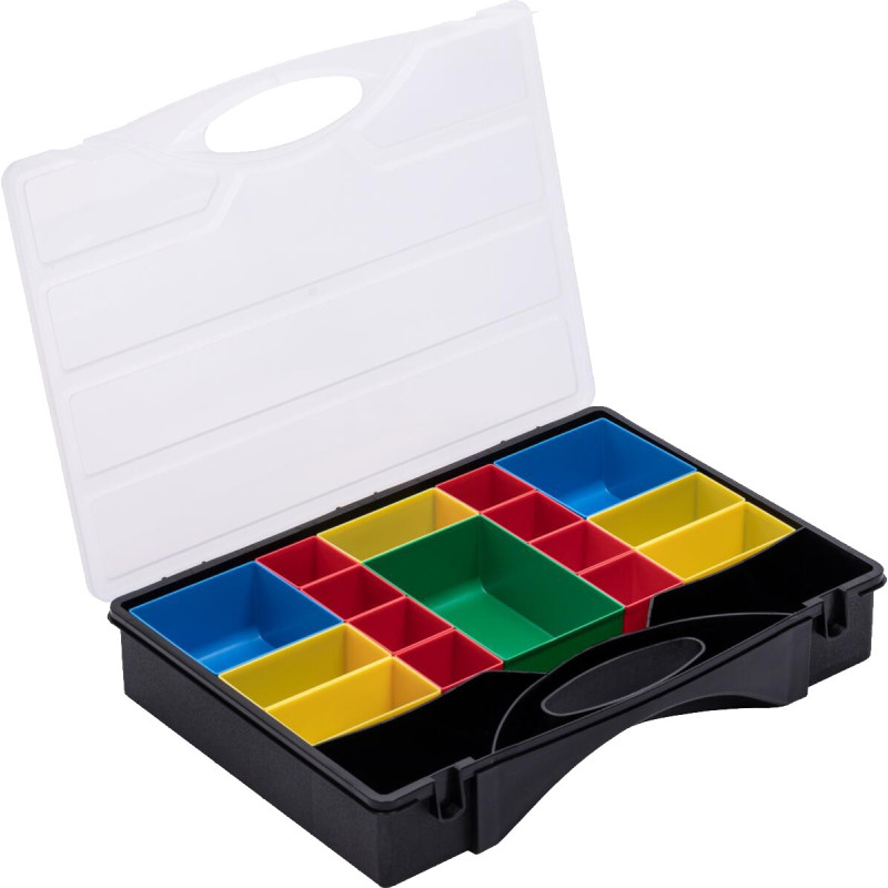 ORGANIZADOR PLASTICO 19 COMPARTIMENTOS 460x320x80