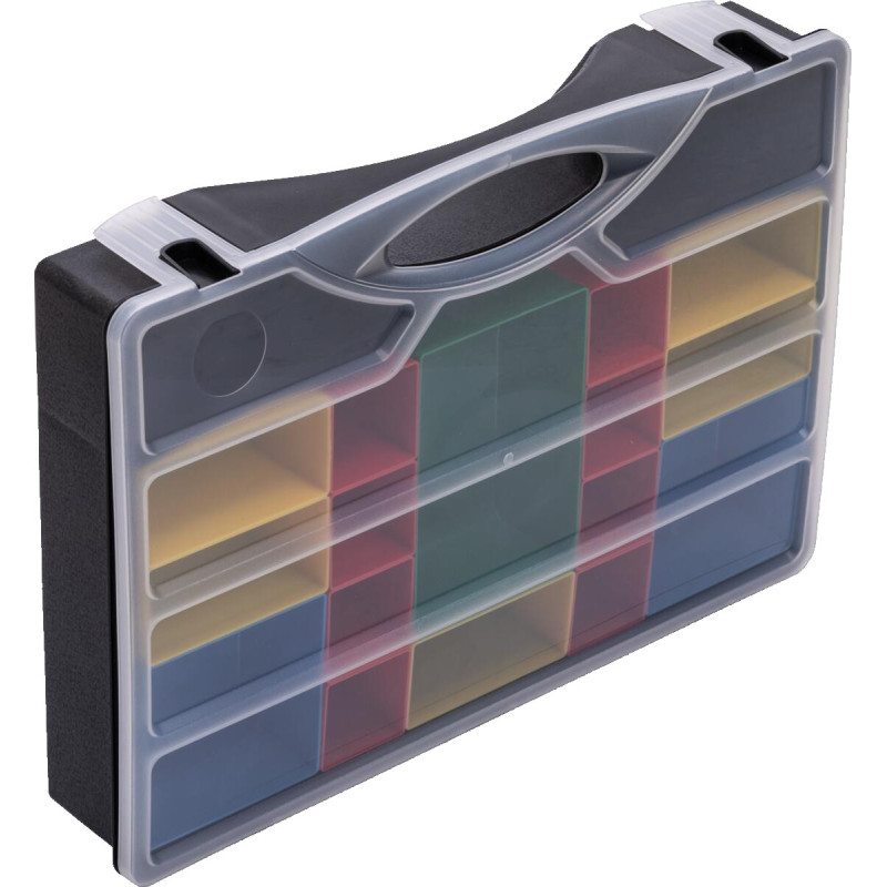 ORGANIZADOR PLASTICO 19 COMPARTIMENTOS 460x320x80