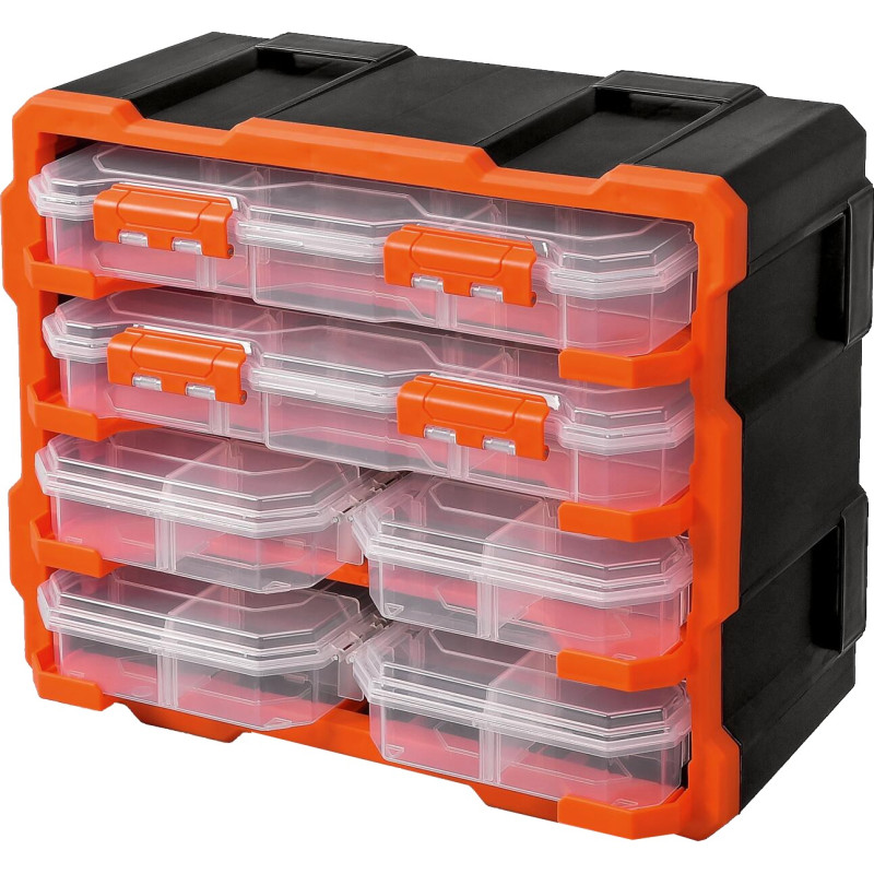 CONTENEDOR PLAST. C/6 ORGAN. EXTRAIBLES 38x18x32cm MR638