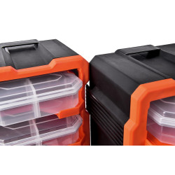 CONTENEDOR PLAST. C/6 ORGAN. EXTRAIBLES 38x18x32cm MR638