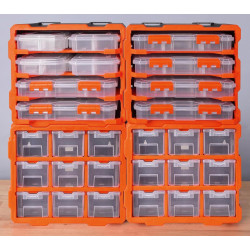 CONTENEDOR PLAST. C/9 CAJAS EXTRAIBLES 38x17x32cm MR938