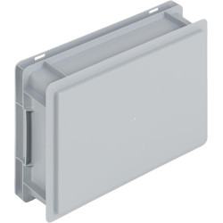 CAJA PLASTICO NB 40x30x12cm GRIS-NB 10 V1