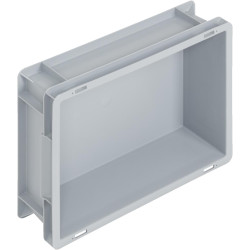 CAJA PLASTICO NB 40x30x12cm GRIS-NB 10 V1